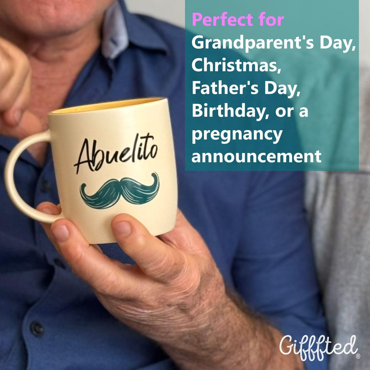 Abuelita and Abuelito mug set in Spanish – Triple Gifffted gift, photo 6