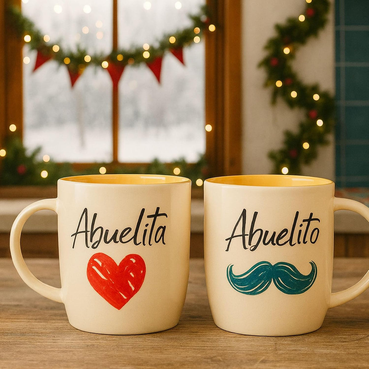 Abuelita and Abuelito mug set in Spanish – Triple Gifffted gift, photo 2