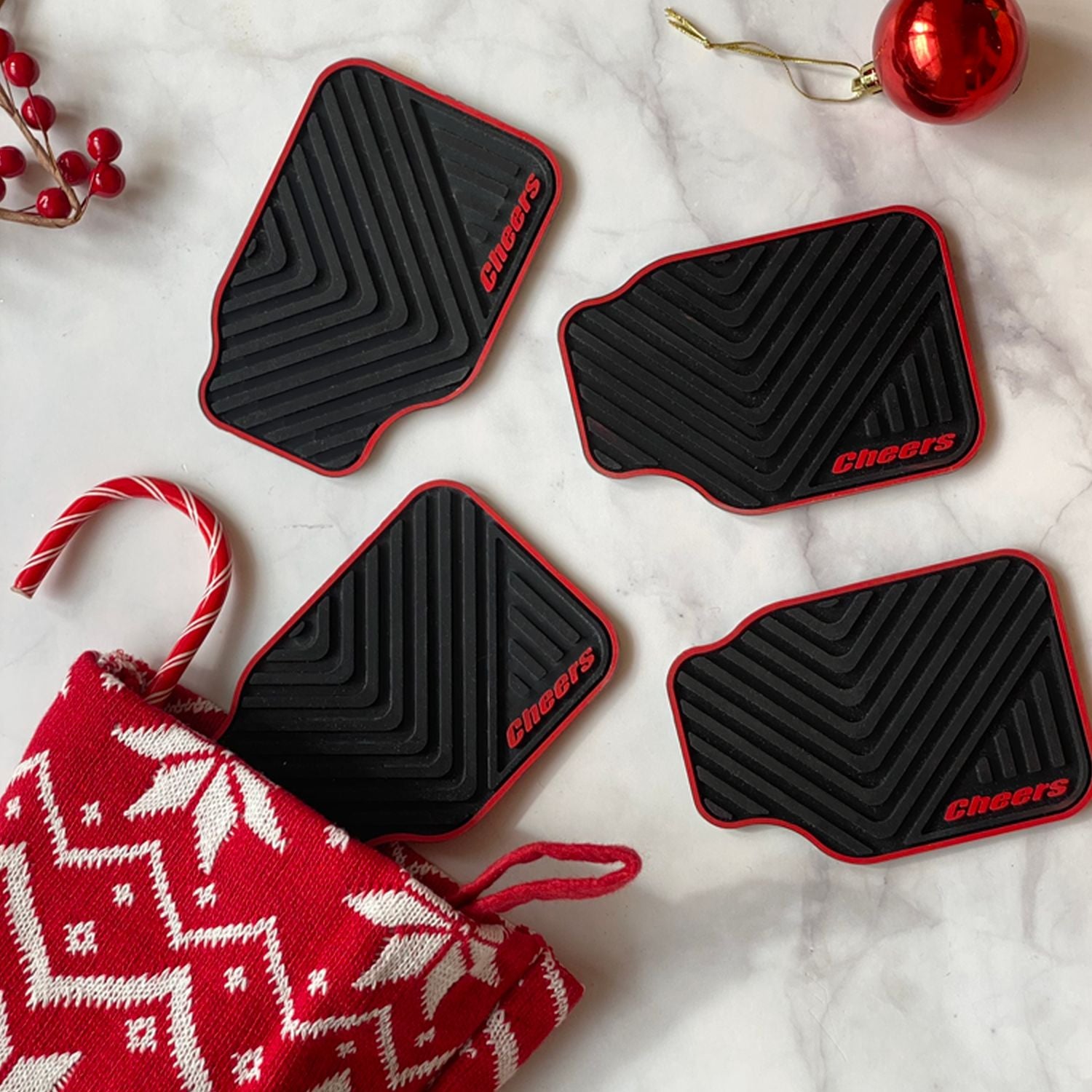 Car Mat Coasters – Fun Gift for Car Lovers