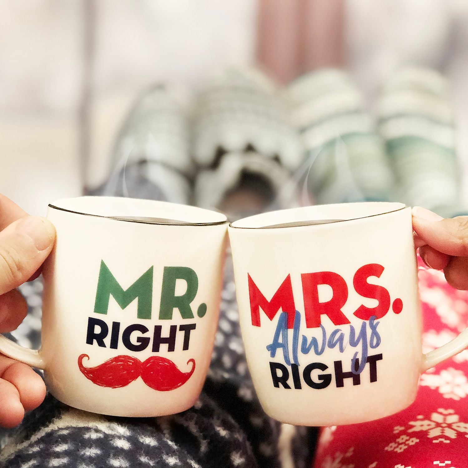 Mr. Right & Mrs. Always Right Mug Set – Bold & Playful