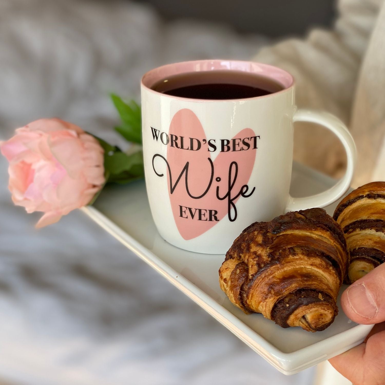 World’s Best Wife Mug & Cozy Socks – Sweet Gift Set