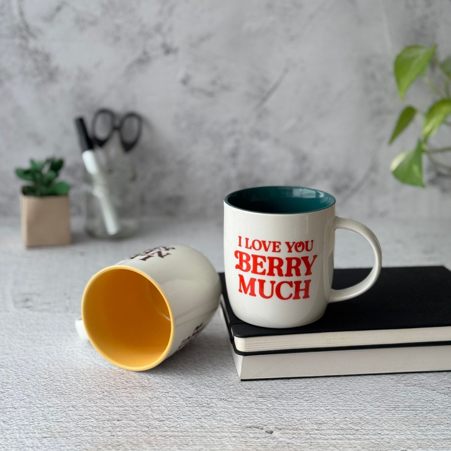 I Love You Berry Much & Let’s Never Split Mug & Coaster Set