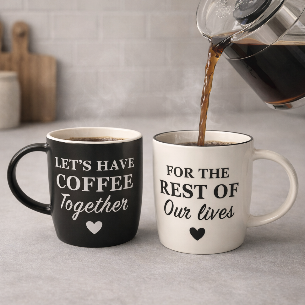 Let’s Have Coffee Together For the Rest of Our Lives Mug Set