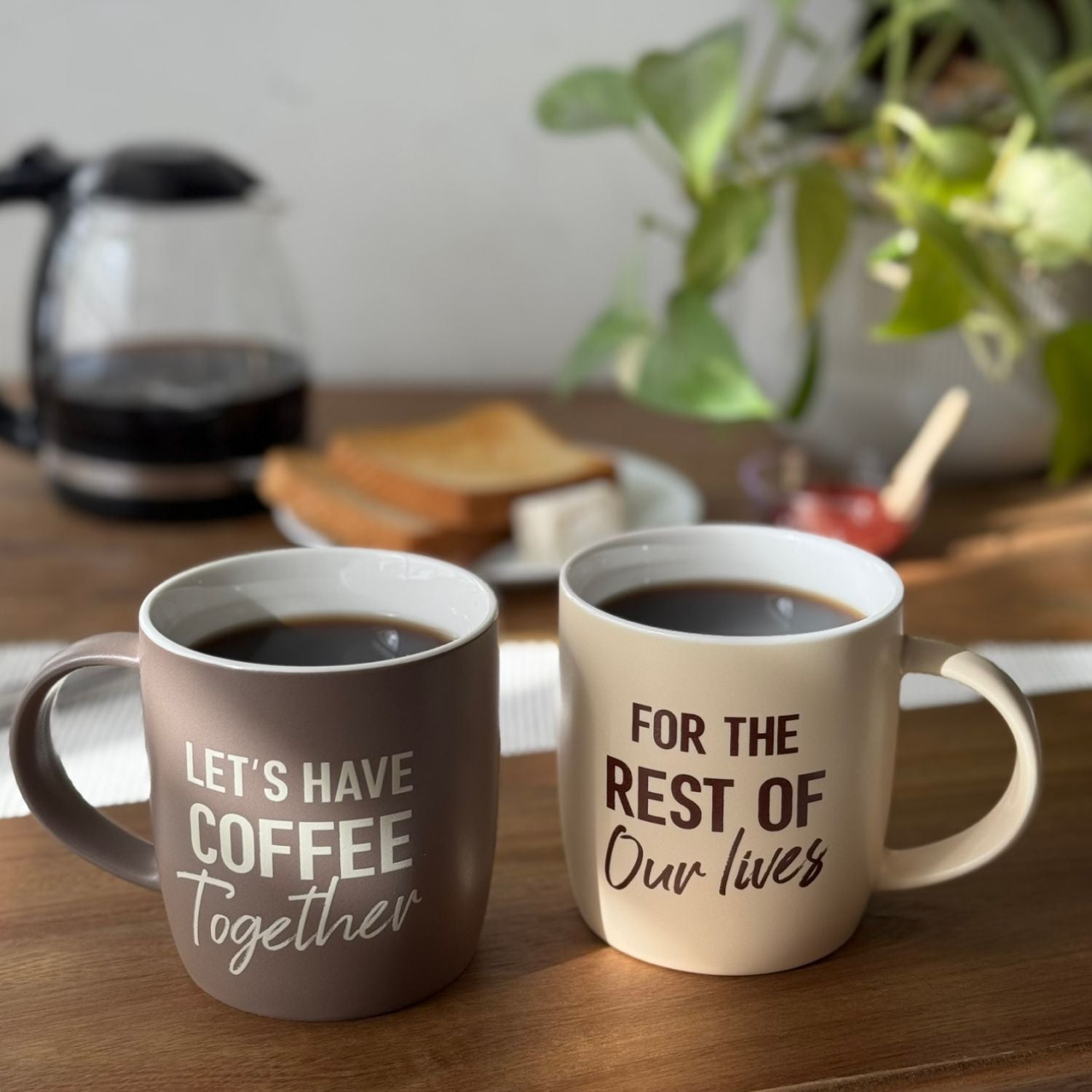 Let’s Have Coffee Together – For the Rest of Our Lives Mug Set