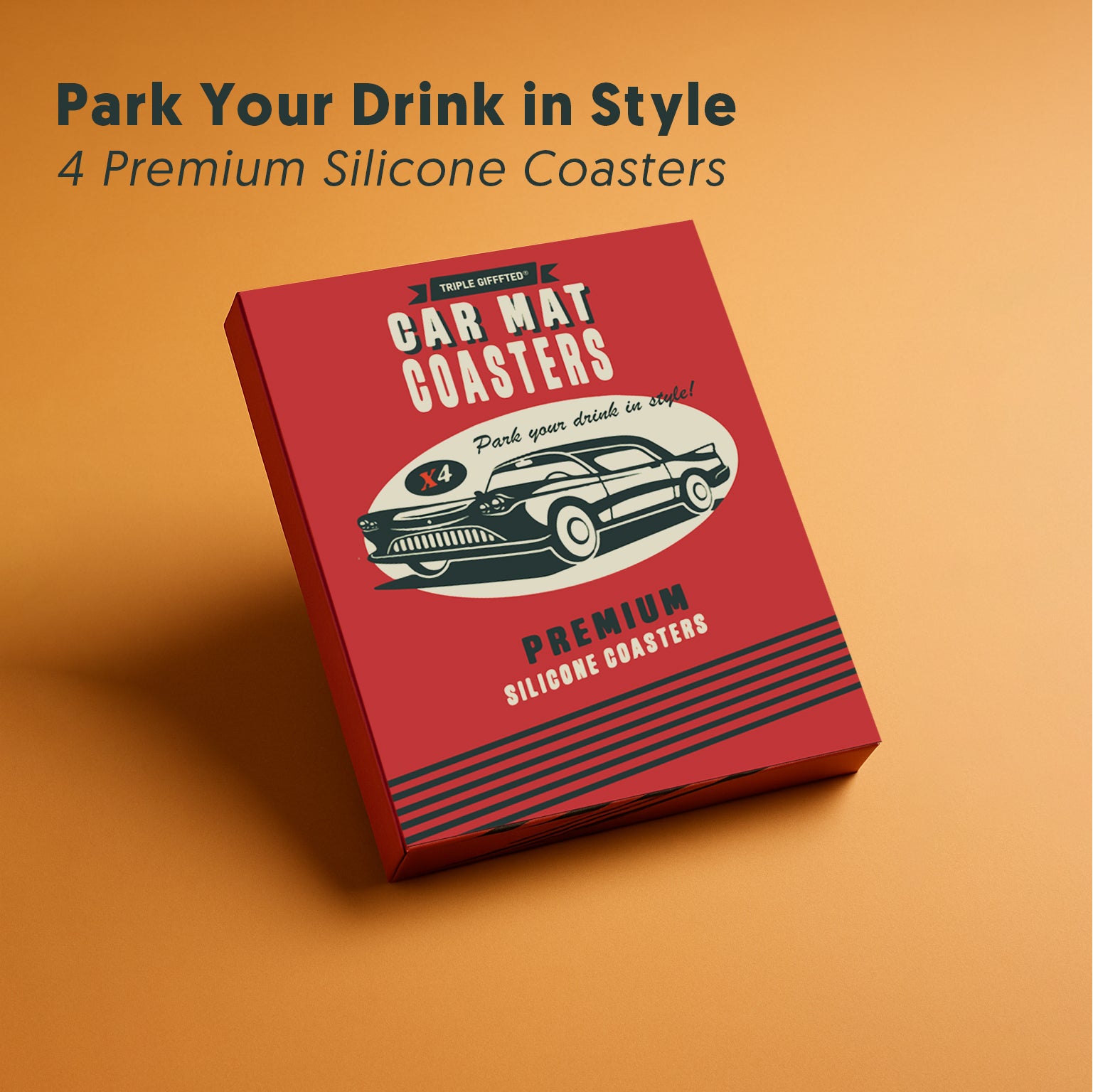 Car Mat Coasters – Fun Gift for Car Lovers