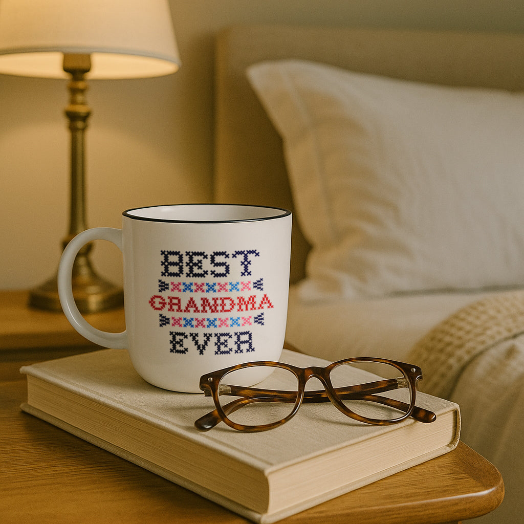 Best Grandpa & Grandma Ever Mug Set – Knit-Inspired Design