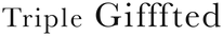 Triple Gifffted logo