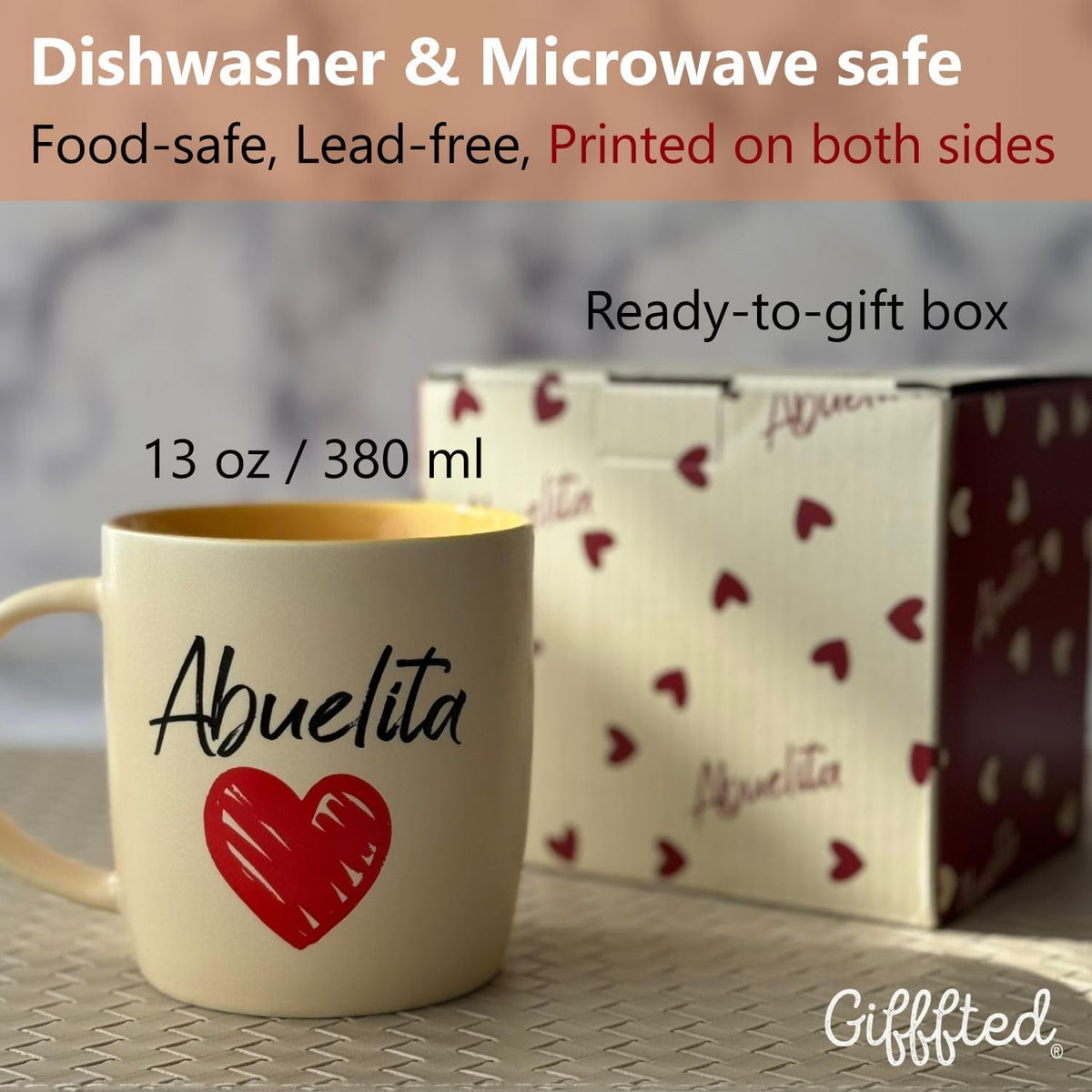 Abuelita and Abuelito mug set in Spanish – Triple Gifffted gift, photo 4