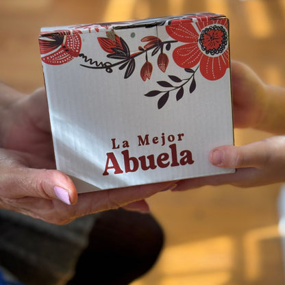 La Mejor Abuela Mug – Floral Spanish Gift for Grandma