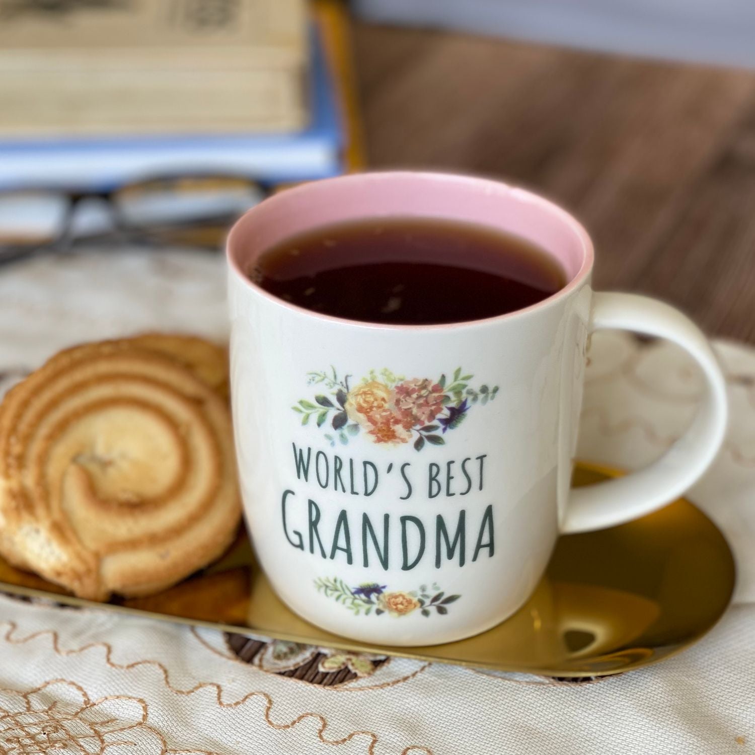 World’s Best Grandma Mug &amp; Cozy Socks Gift Set