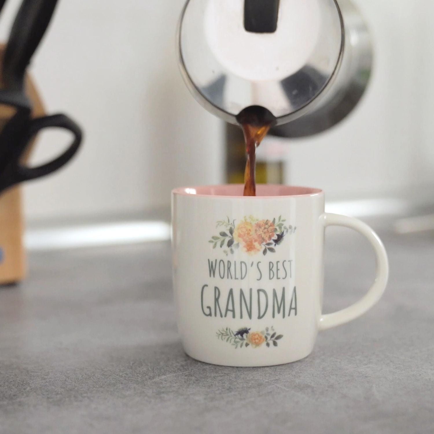 World’s Best Grandma Mug &amp; Cozy Socks Gift Set