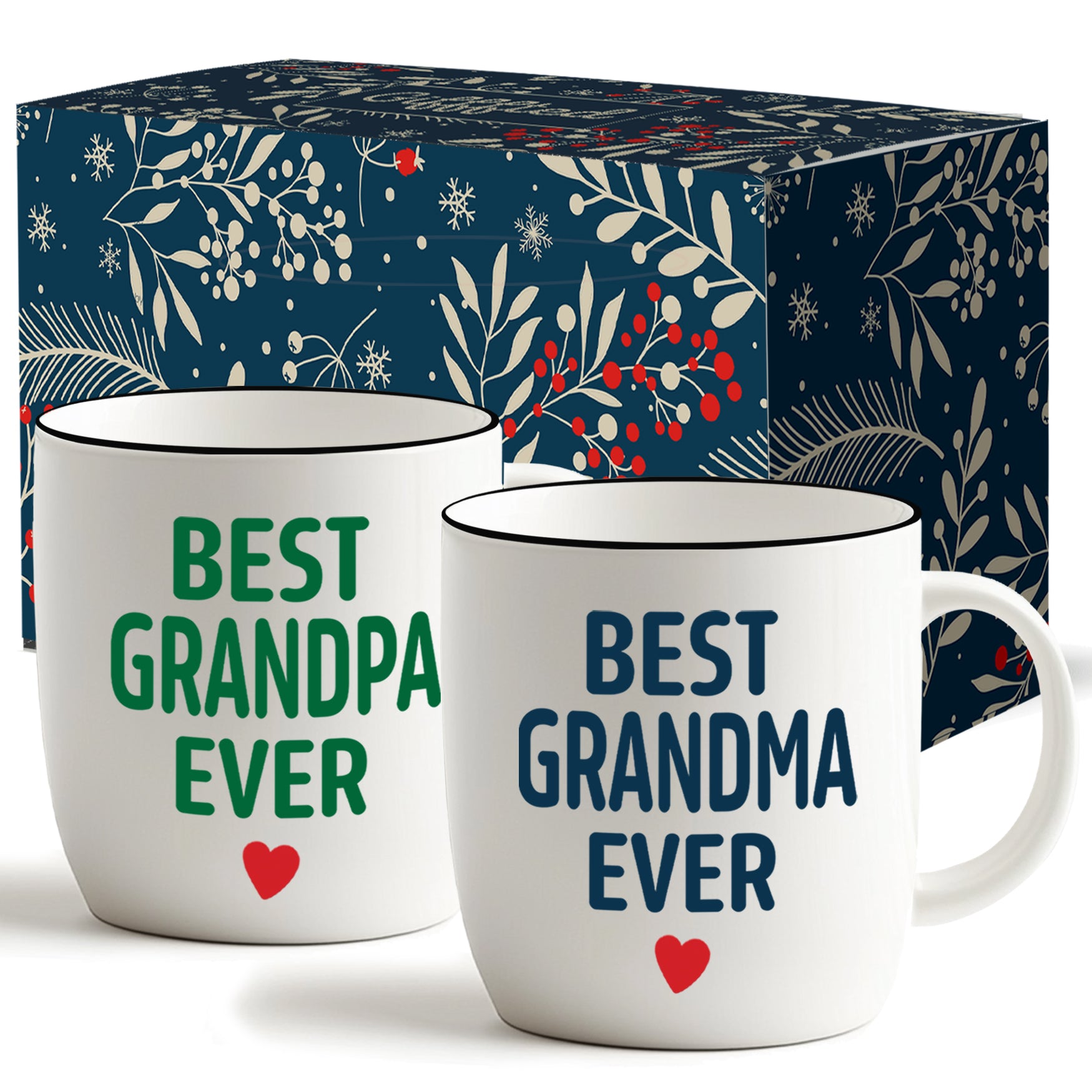 Best Grandma &amp; Grandpa Ever Mug Set