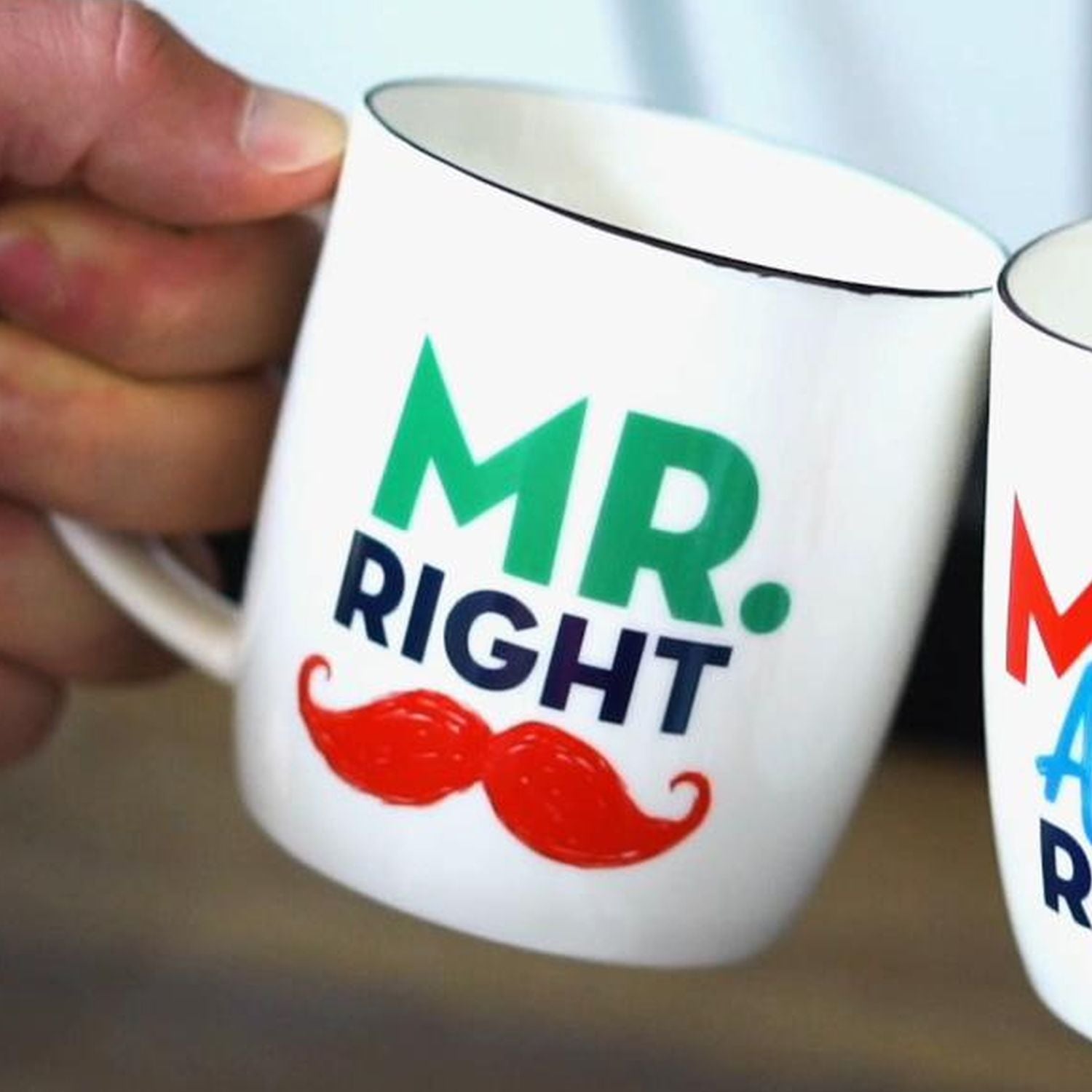 Mr. Right &amp; Mrs. Always Right Mug Set – Bold &amp; Playful