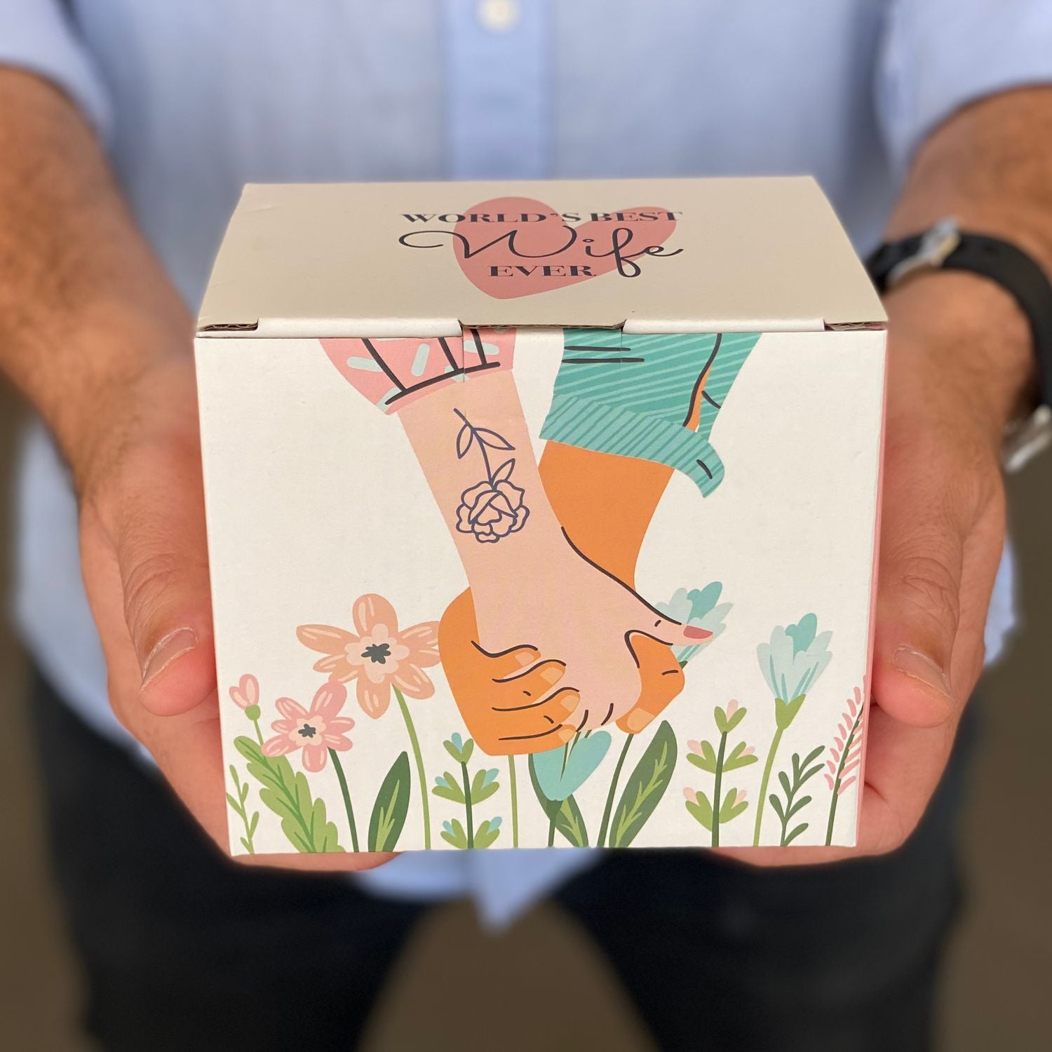 World’s Best Wife Mug &amp; Cozy Socks – Sweet Gift Set