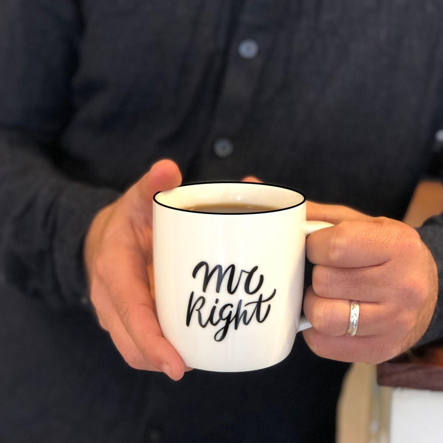 Mr. Right &amp; Mrs. Always Right Coffee Mugs