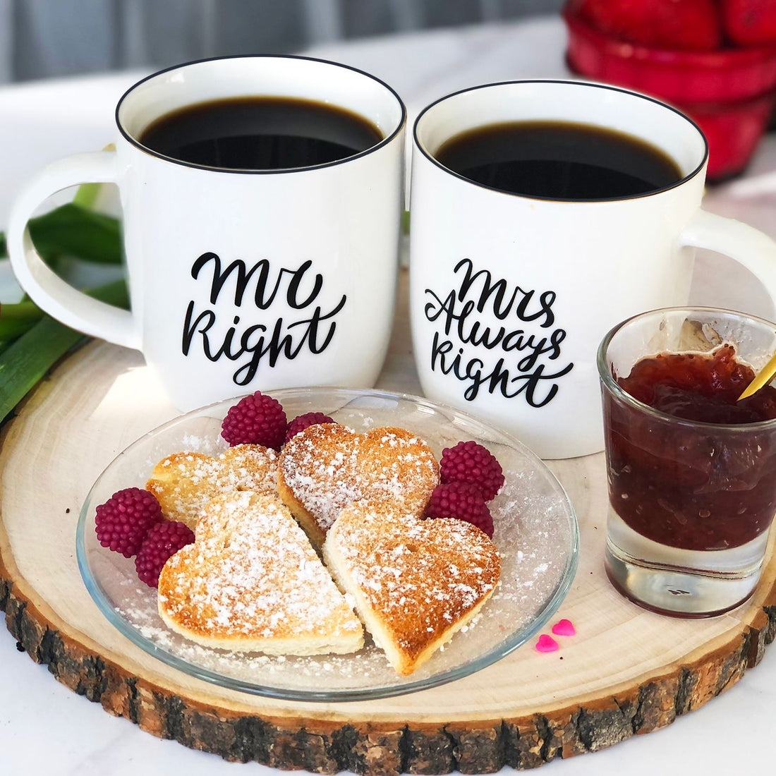 Mr. Right &amp; Mrs. Always Right Coffee Mugs