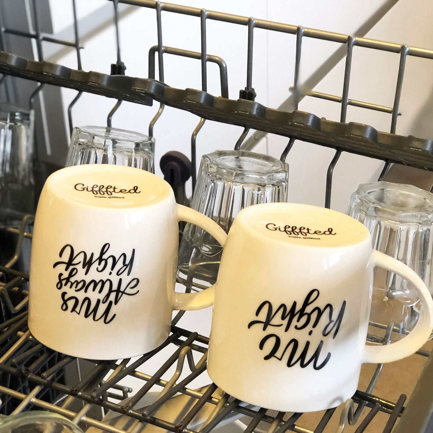 Mr. Right &amp; Mrs. Always Right Coffee Mugs