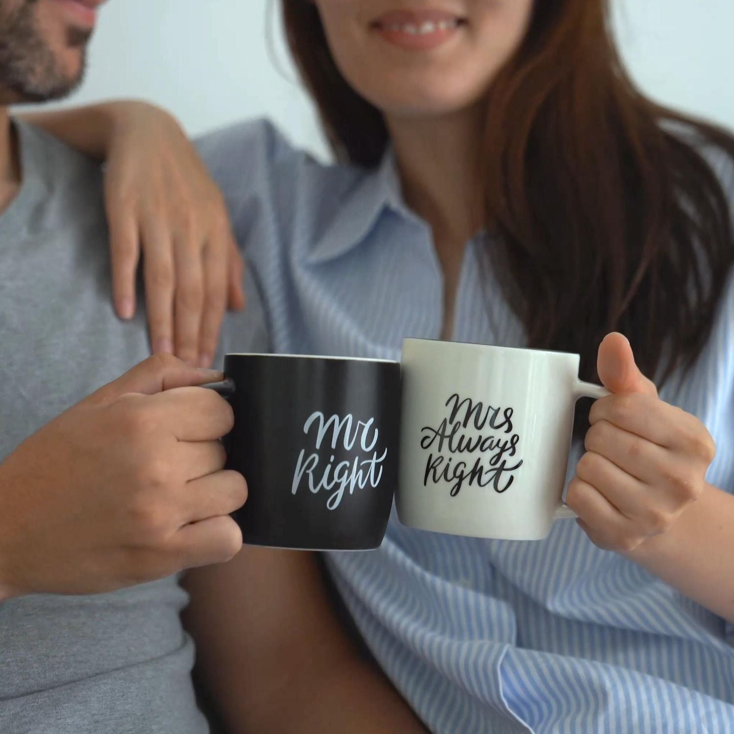 His &amp; Hers Mug Set – Mr. Right &amp; Mrs. Always Right