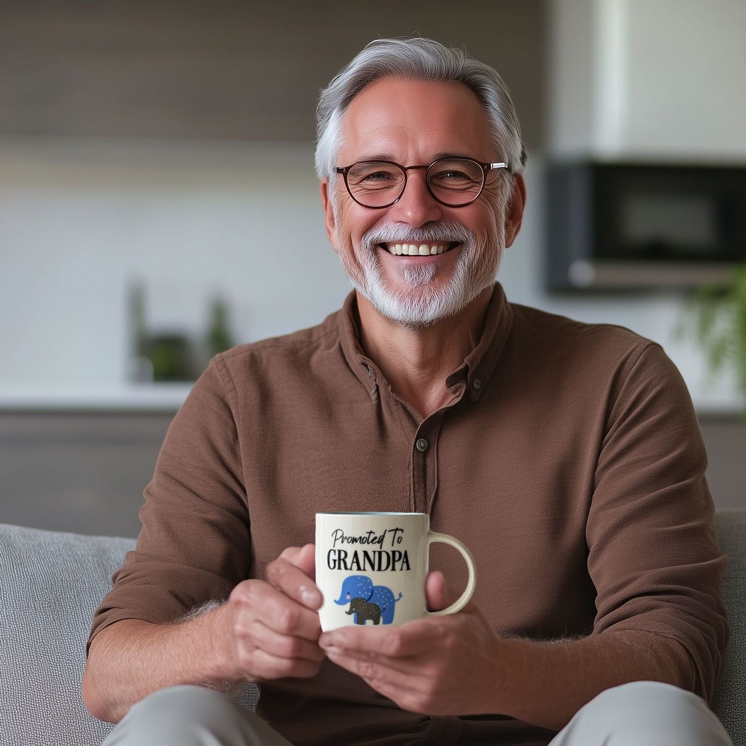 Promoted to Grandma &amp; Grandpa Mug Set – New Grandparents Gift