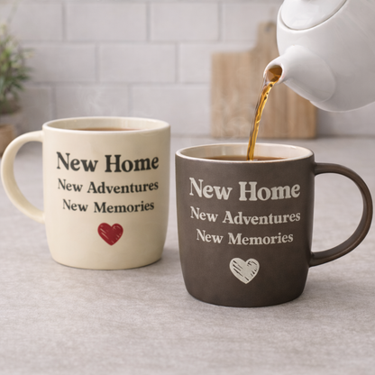 New Home, New Adventures, New Memories Mugs