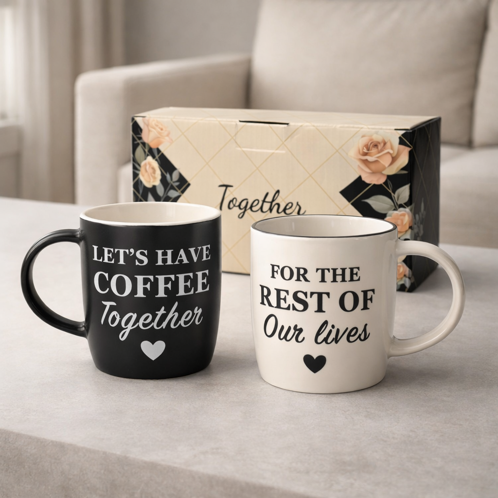 Let’s Have Coffee Together For the Rest of Our Lives Mug Set