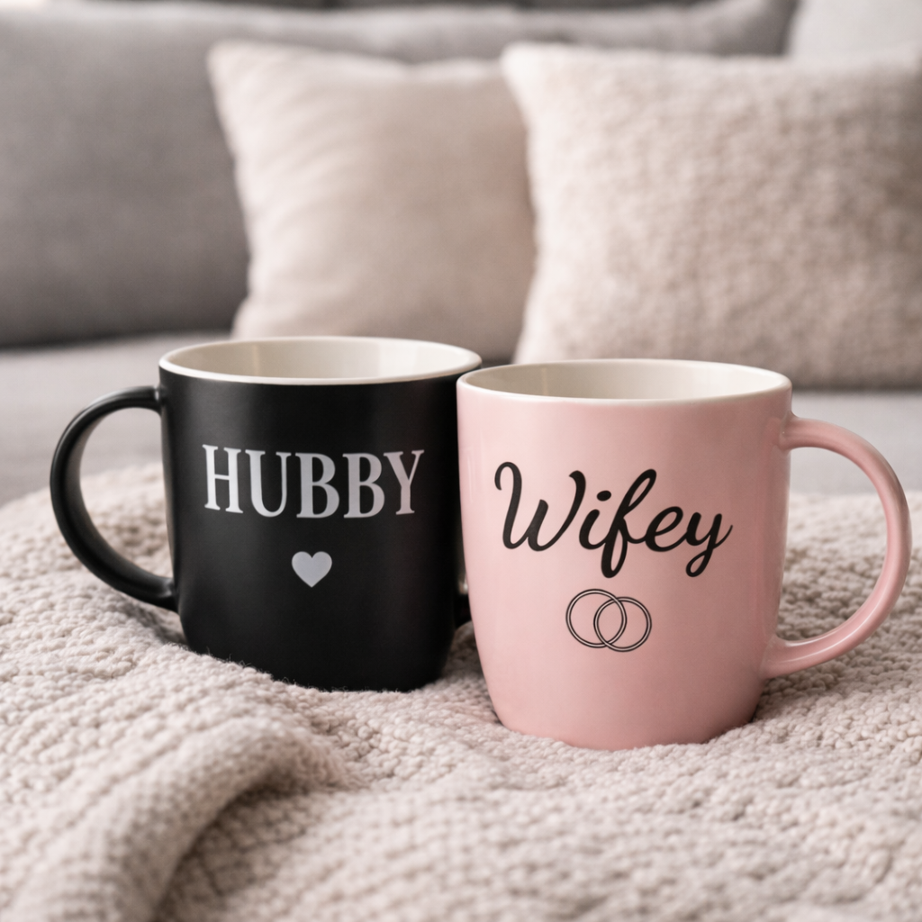 Hubby &amp; Wifey Mugs