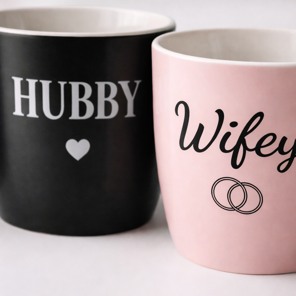 Hubby &amp; Wifey Mugs