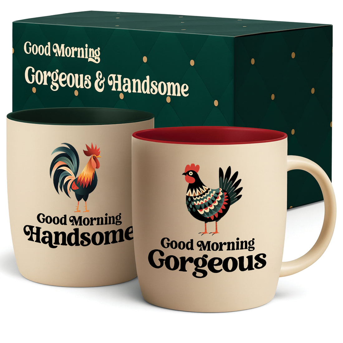 Good Morning Handsome &amp; Gorgeous Mug Set