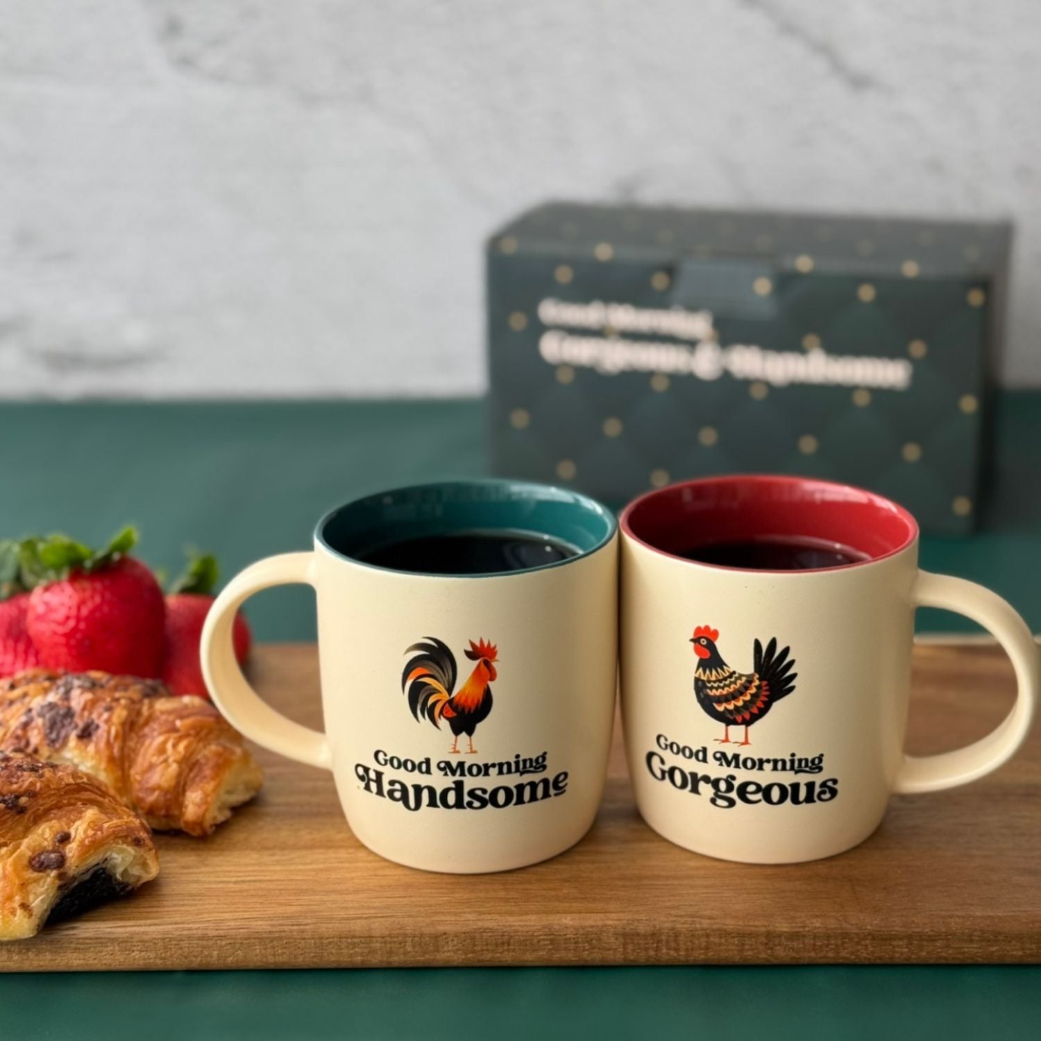 Good Morning Handsome &amp; Gorgeous Mug Set