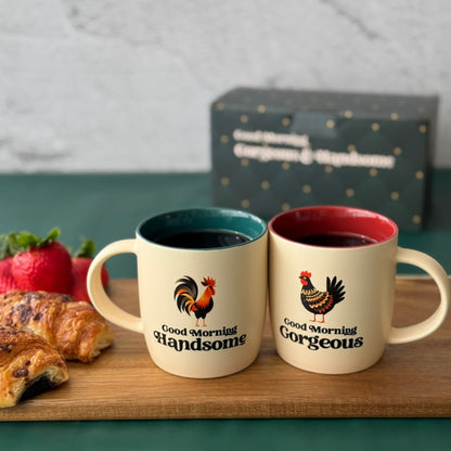 Good Morning Handsome &amp; Gorgeous Mug Set