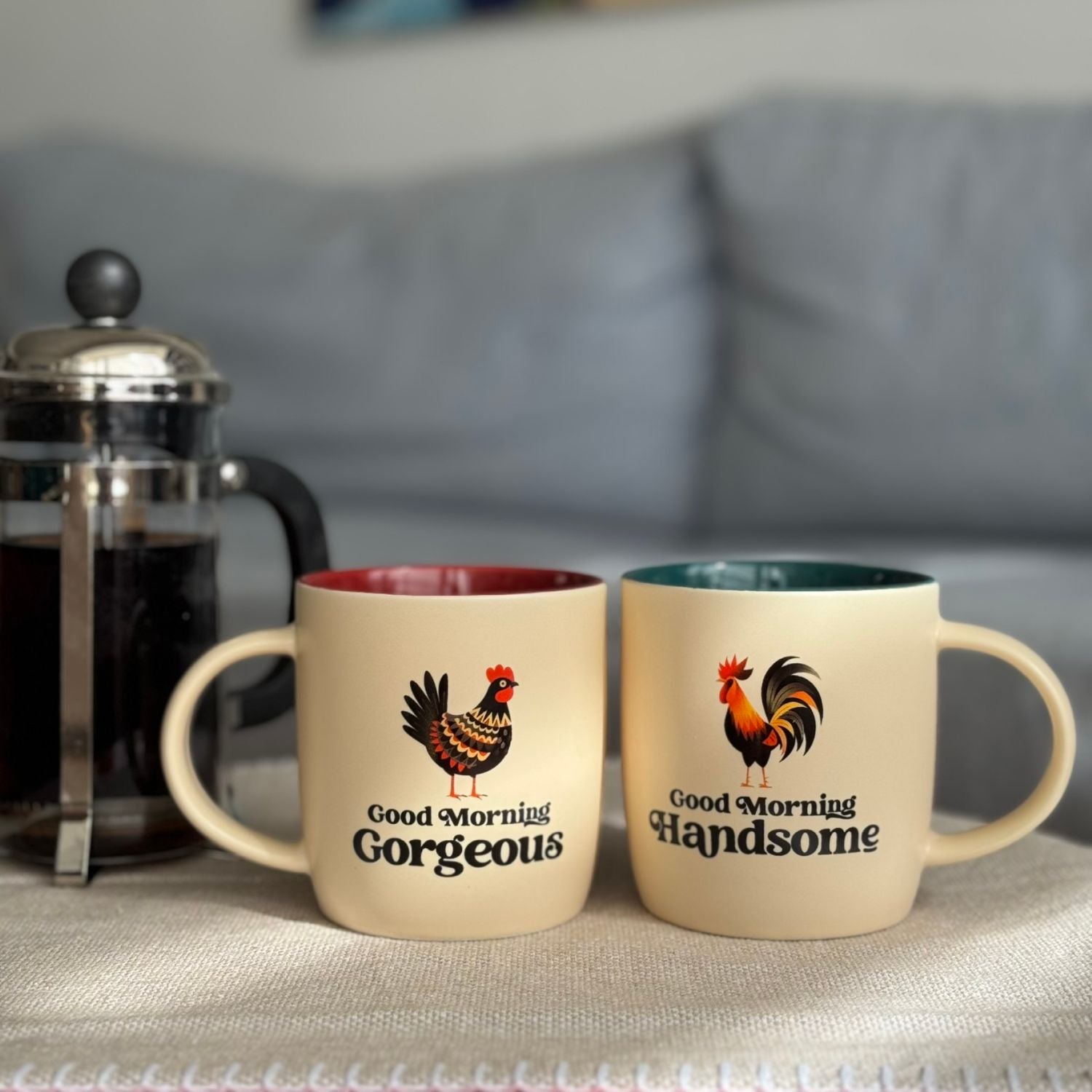 Good Morning Handsome &amp; Gorgeous Mug Set