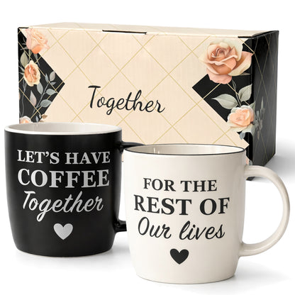 Let’s Have Coffee Together For the Rest of Our Lives Mug Set