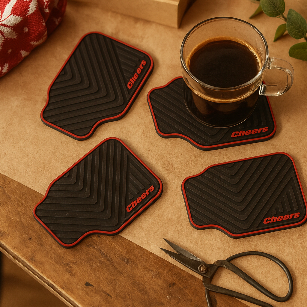 Car Mat Coasters – Fun Gift for Car Lovers