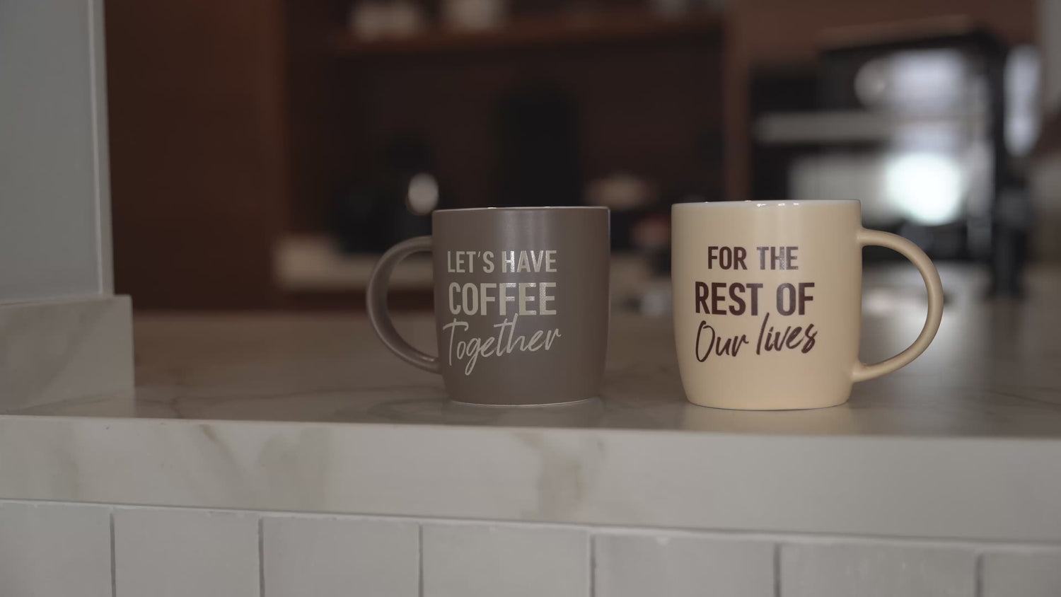 Let’s Have Coffee Together – For the Rest of Our Lives Mug Set