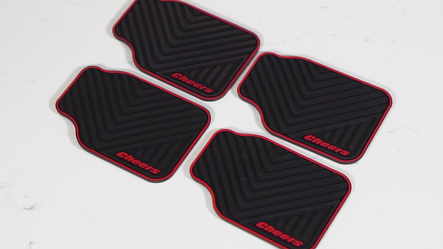 Car Mat Coasters – Fun Gift for Car Lovers