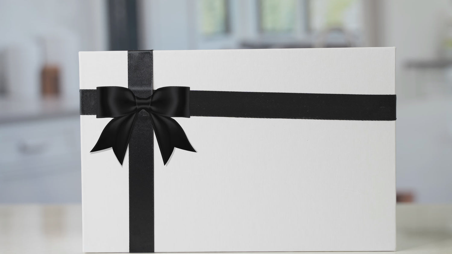 Black &amp; White Mr. and Mrs. Mugs in Ribboned Gift Box