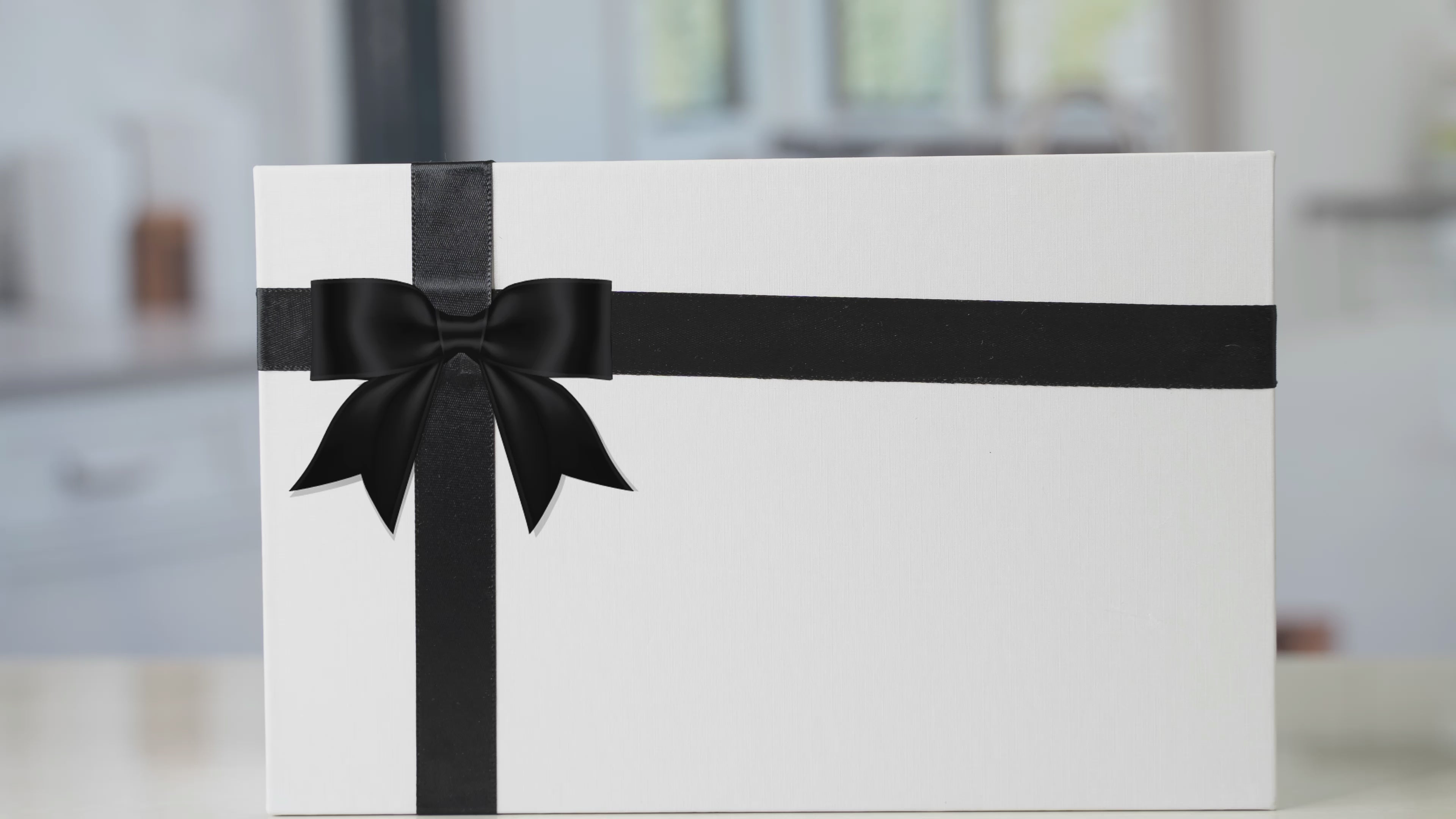 Black &amp; White Mr. and Mrs. Mugs in Ribboned Gift Box