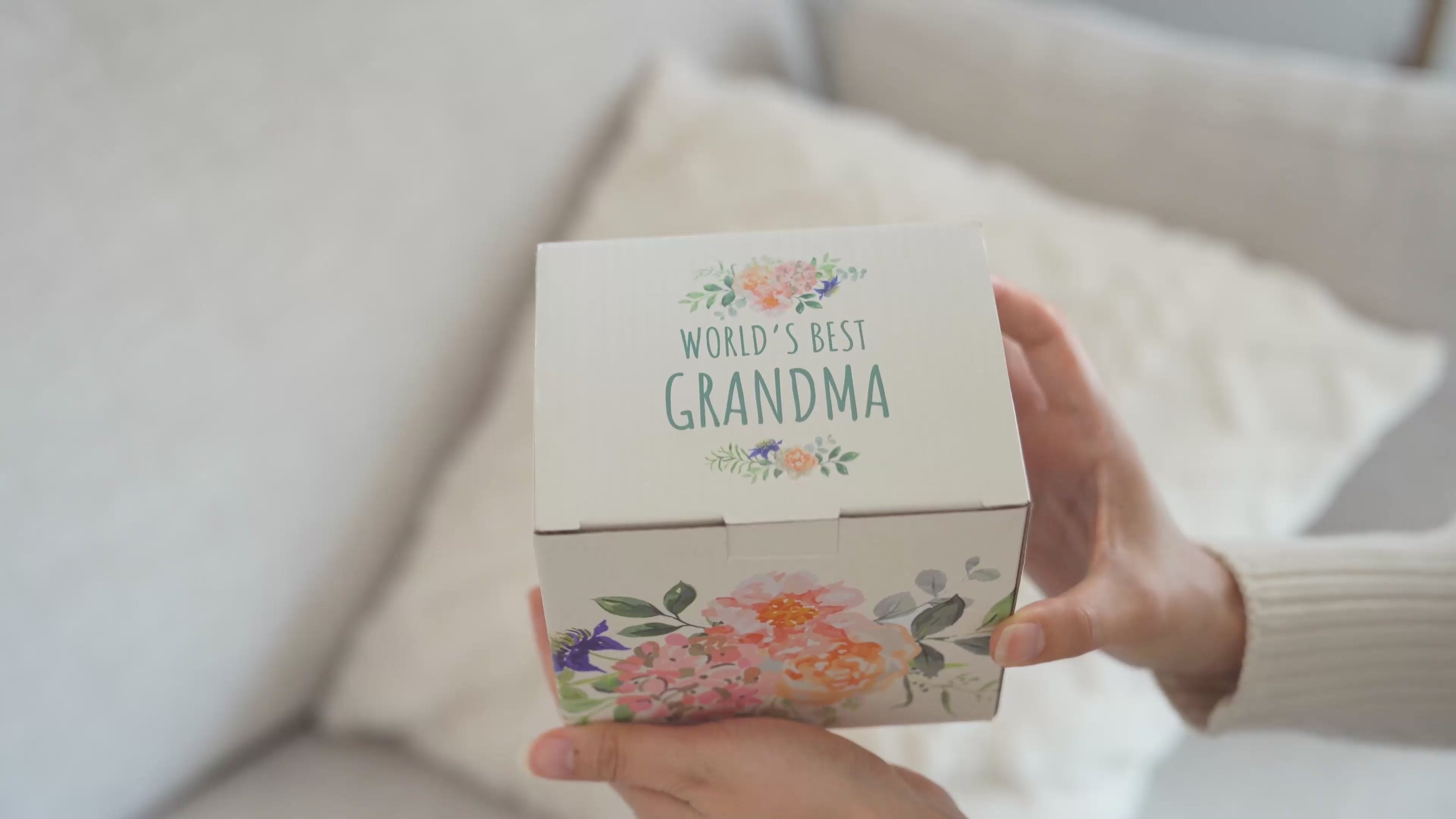 World’s Best Grandma Mug &amp; Cozy Socks Gift Set