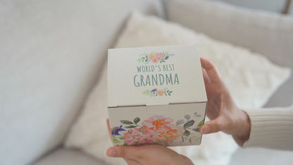 World’s Best Grandma Mug &amp; Cozy Socks Gift Set