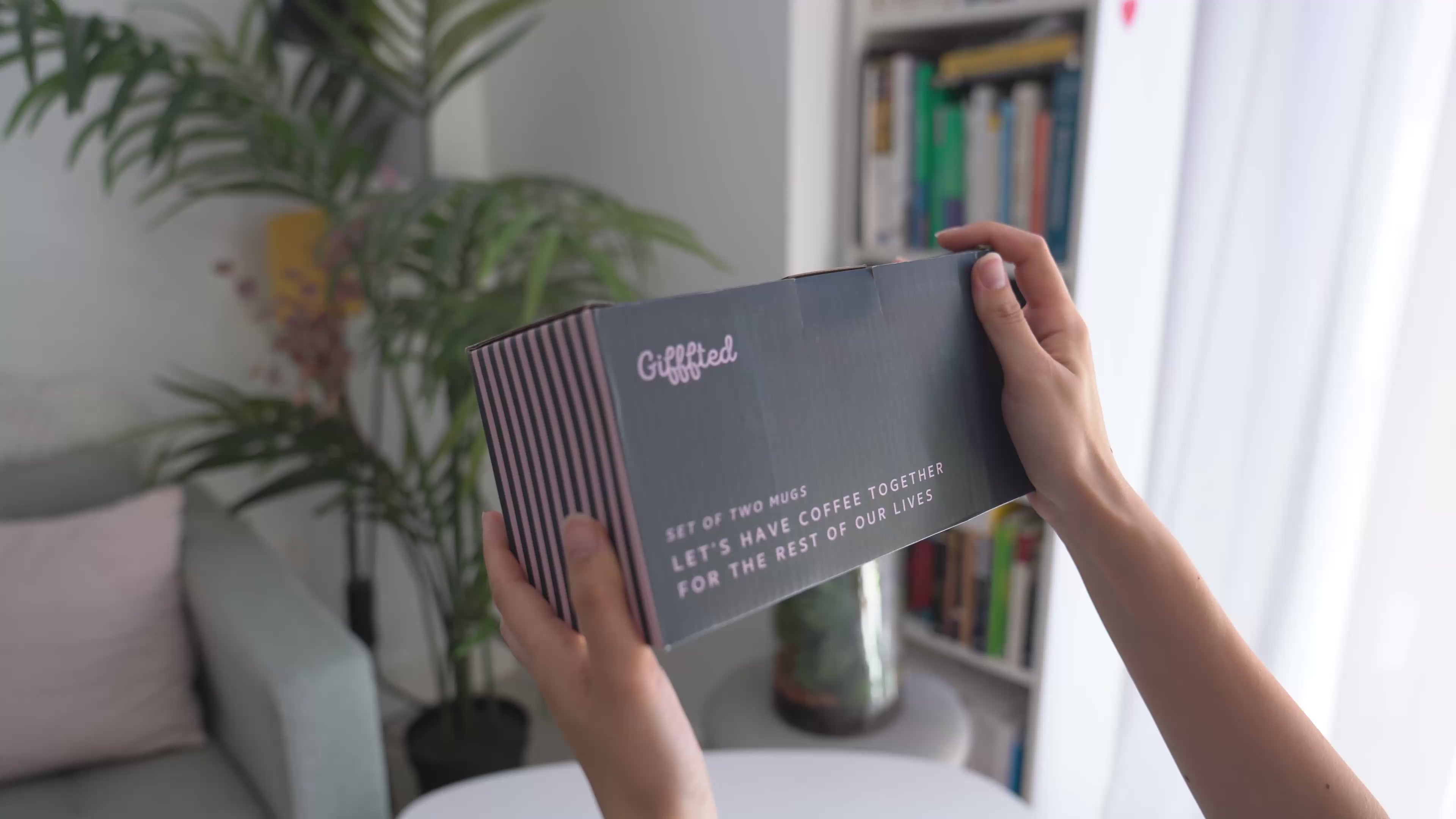 Couples Mug Set – Black &amp; Pink, Perfectly in Sync